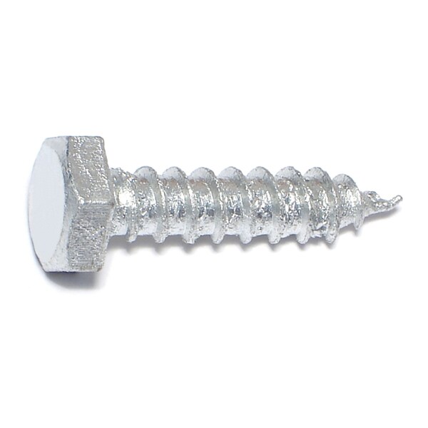 Midwest Fastener Lag Screw, 1/4 in, 1 in, Steel, Hot Dipped Galvanized Hex Hex Drive, 100 PK 05555 - main